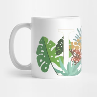 Plant Letter I Mug